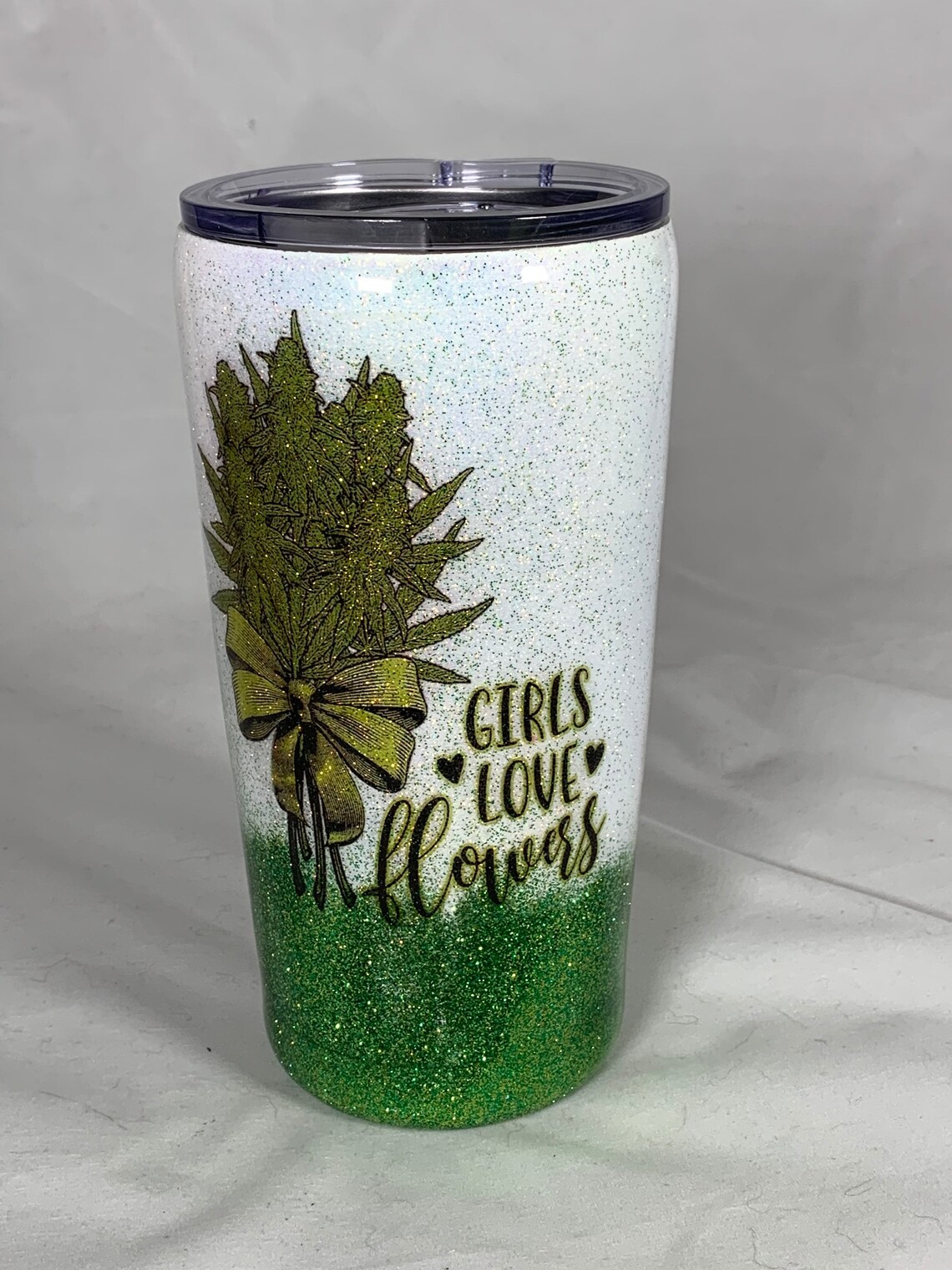 20oz CUSTOM Cannabis Themed Tumbler 5 piece set Etsy