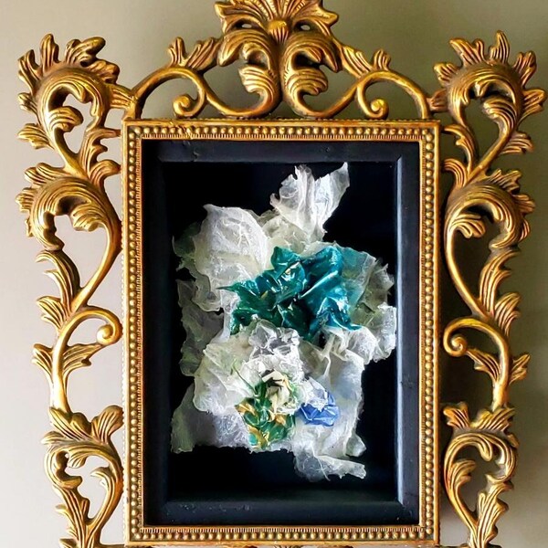 Rice Paper Shadow Box Wall Art Etsy