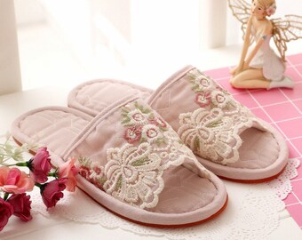 lace slippers