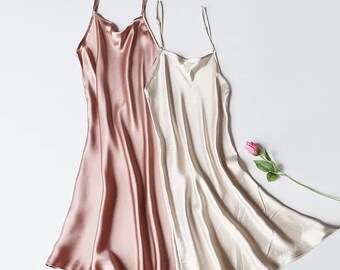 satin camisole dress