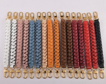 Microfiber Reinforced Leather Bag Straps, Hand Straps for Replacements Woven Bag Handle Accessories, Multi Colors Handbag Straps, Customized
