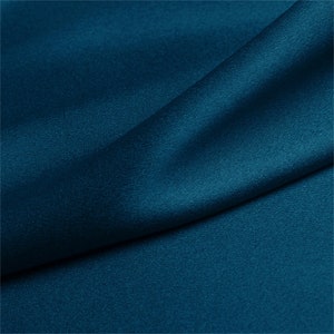 100% Silk Charmeuse Satin Fabric 19momme Solid Color Blue Sapphire Silk ...