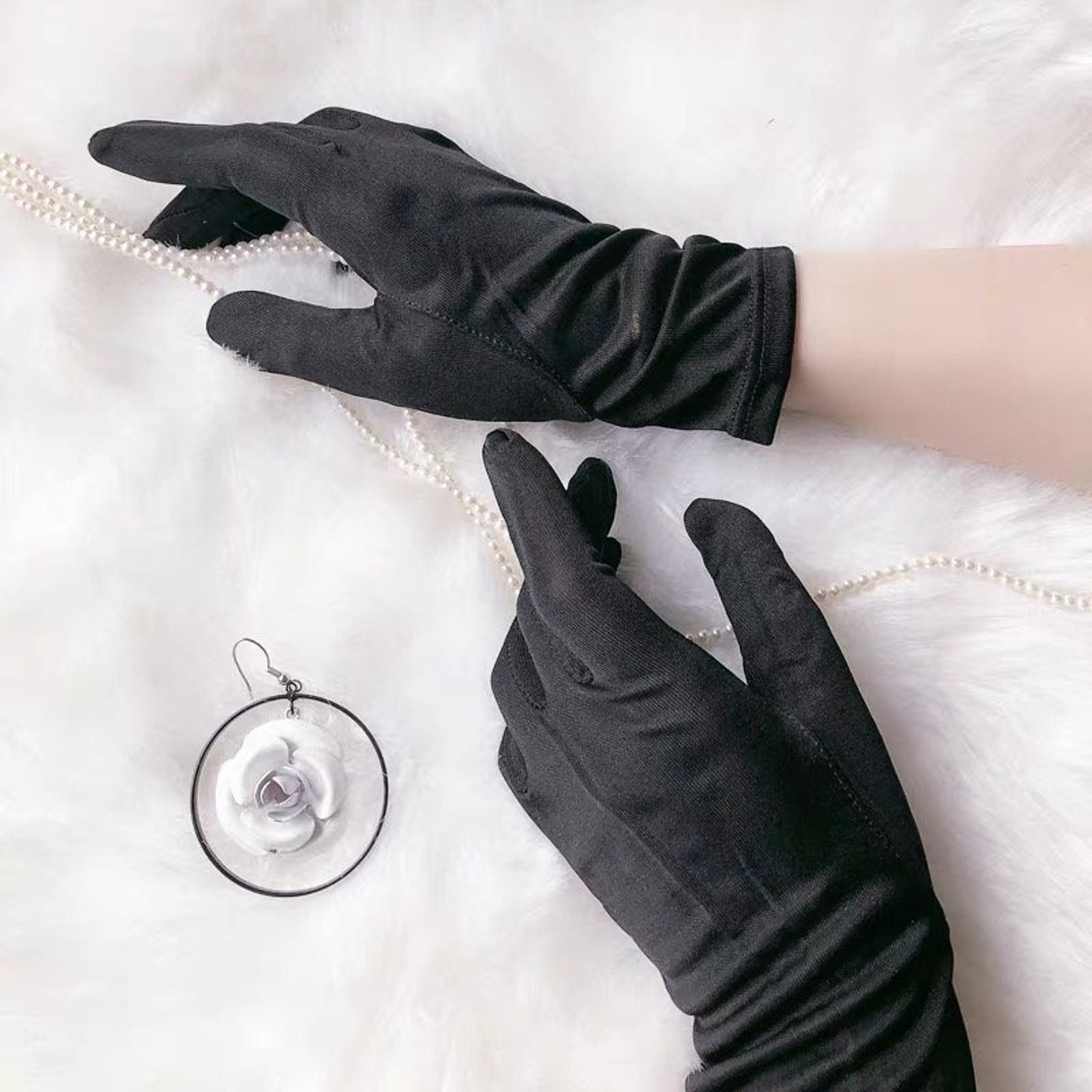 Pure Silk Gloves One Pair for Hand Protection and Hand Care Etsy