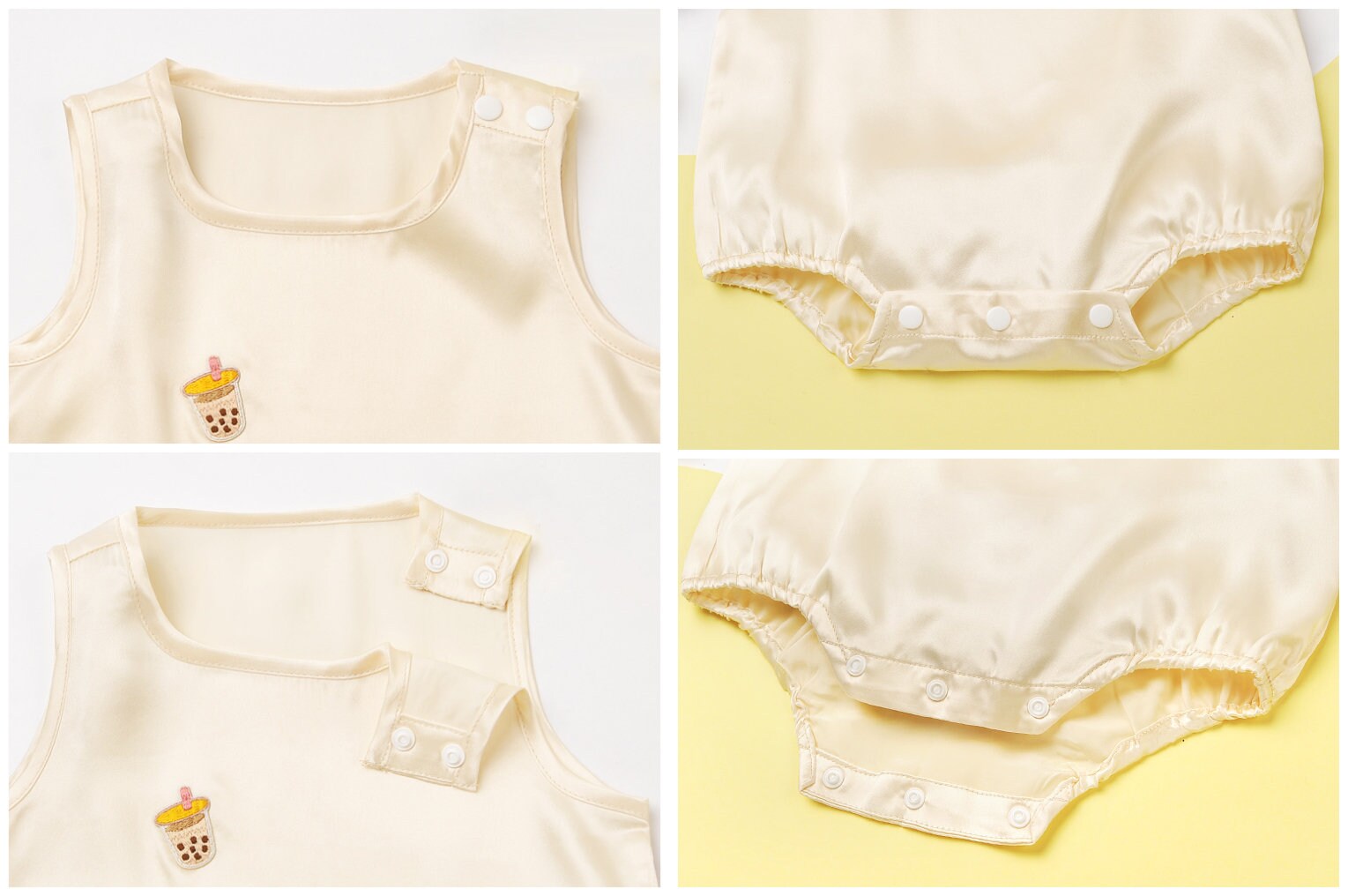 Baby Silk Pajamas 100 Mulberry Silk Romper for Infants Baby Etsy