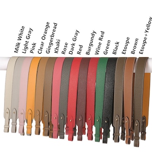 Genuine Cow Skin Bag Straps, Shoulder Straps for Replacement, Bag Accessories, Top Handle Purse Strap, Crossbody Bag Straps for Evelyne Bag