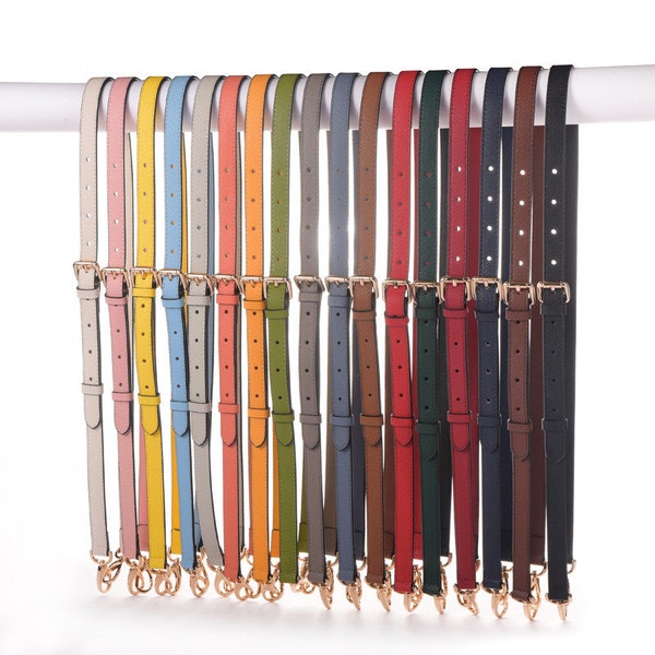Genuine Cow Leather Bag Straps, Shoulder Straps for Replacement, Bag Accessories, Top Handle Purse Strap, Crossbody Straps, Lychee Pattern