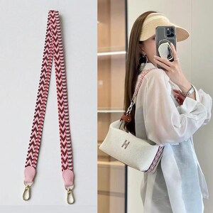 New Canvas Bag Straps, Bag Accessories for Pouch Bag Canvas, Crossbody Strap for Bride-a-Brac Cases, Shoulder Straps with 73 Colors