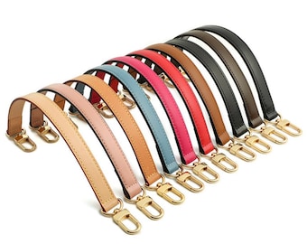 Genuine Cow Leather Bag Straps, Hand Strap for Replacement, Bag Accessories Customize Top Handle Purse Strap, Smooth Leather, Shoulder Strap