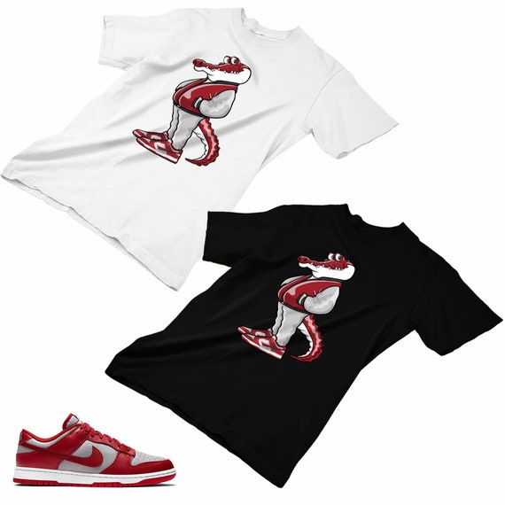 dunk low gym red shirt