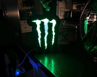 Monster Energy LED Light up Sign