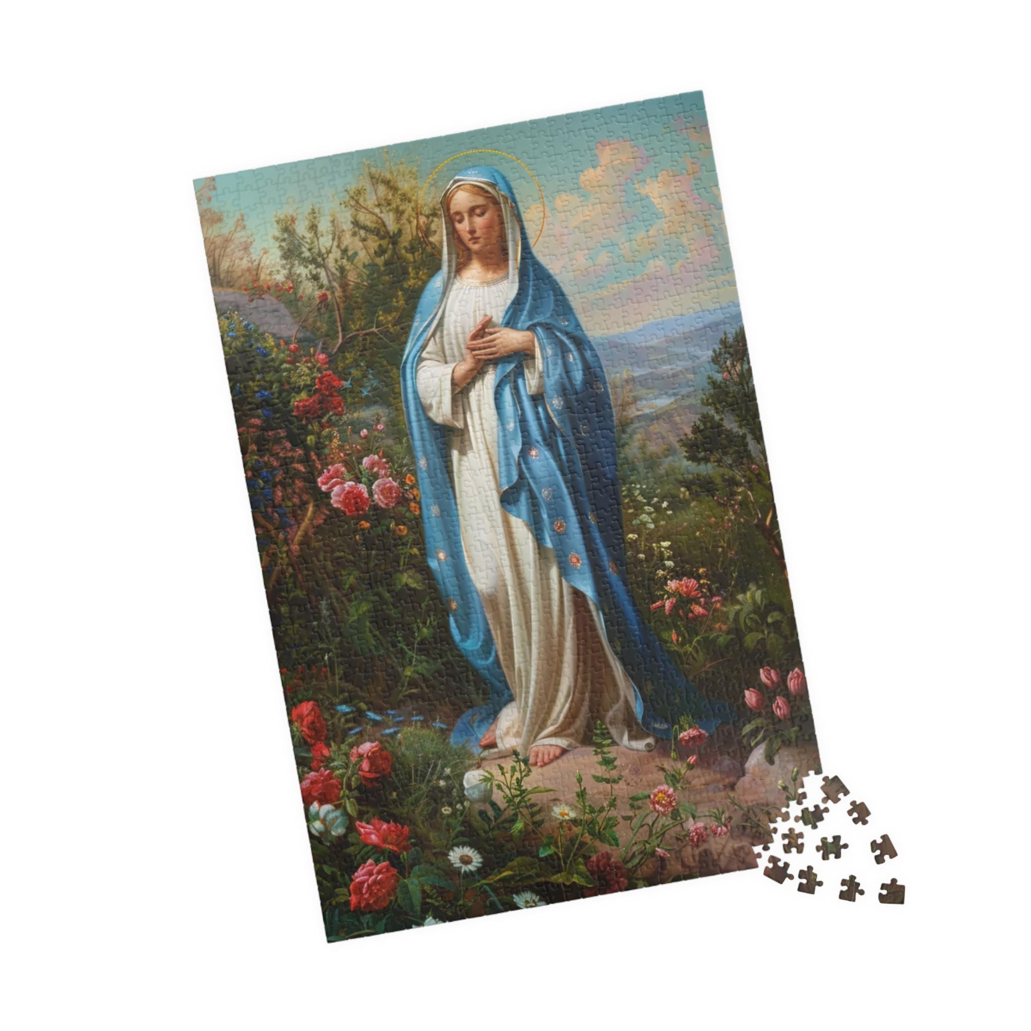Blessed Virgin Mary Puzzle - Etsy