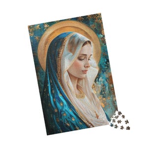 Blessed Virgin Mary Puzzle - Etsy