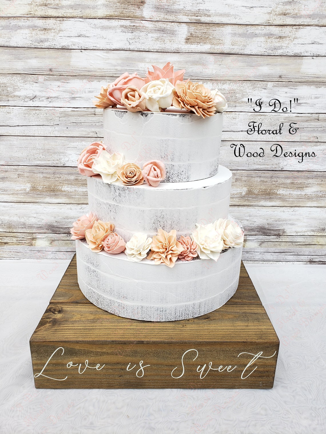 CAKE FLOWERS Sola Wood Flower Wood Flowers Wedding Etsy