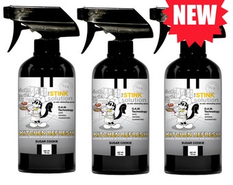 Buy 2 Get 1 FREE - 2 Kitchen Odor Eliminators + 1 For Any Odor Eliminator of Choice | Stink Solution for Cooking Smell, Trash & Kitchen Odor