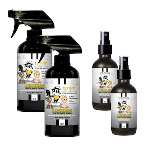 Buy 2 Get 2 FREE Bundle: Urine Odor Eliminator Spray | The Stink Solution for Pee Odor, Pet Accidents, Potty Training, & Potty Training