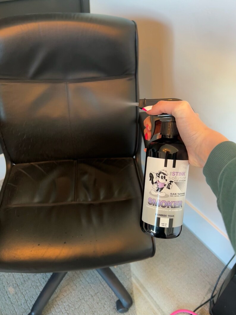 Buy 2 Get 1 FREE - Two Smoke Odor Eliminating Sprays (Bamboo Teak) + One Smoke Odor Eliminating Spray (Sky Blue) 16 oz - Thumbnail 4