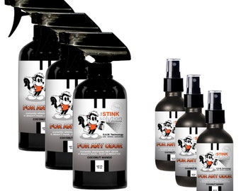 Buy 3 Get 3 FREE Odor Eliminator Spray | The Stink Solution Air Freshener Spray, Linen Spray, and Room Spray