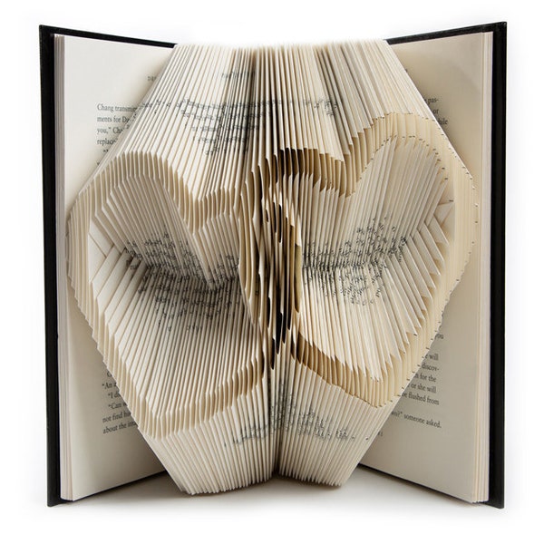 Book folding Pattern - Linked Heart - 350 pages