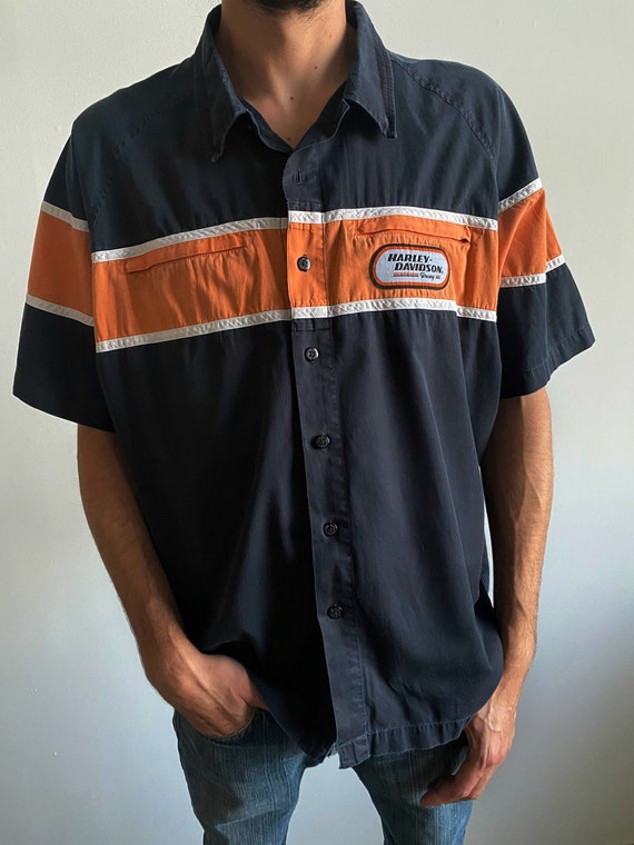 Vintage Harley Davidson Button Down Shirt