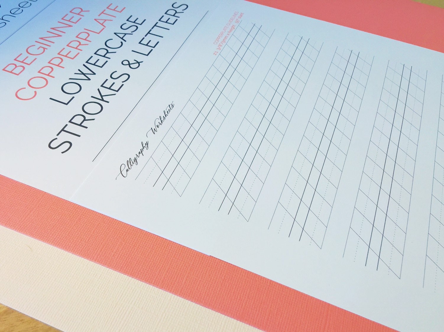 Lowercase Copperplate Calligraphy Worksheets - Calligraphy Practice ...