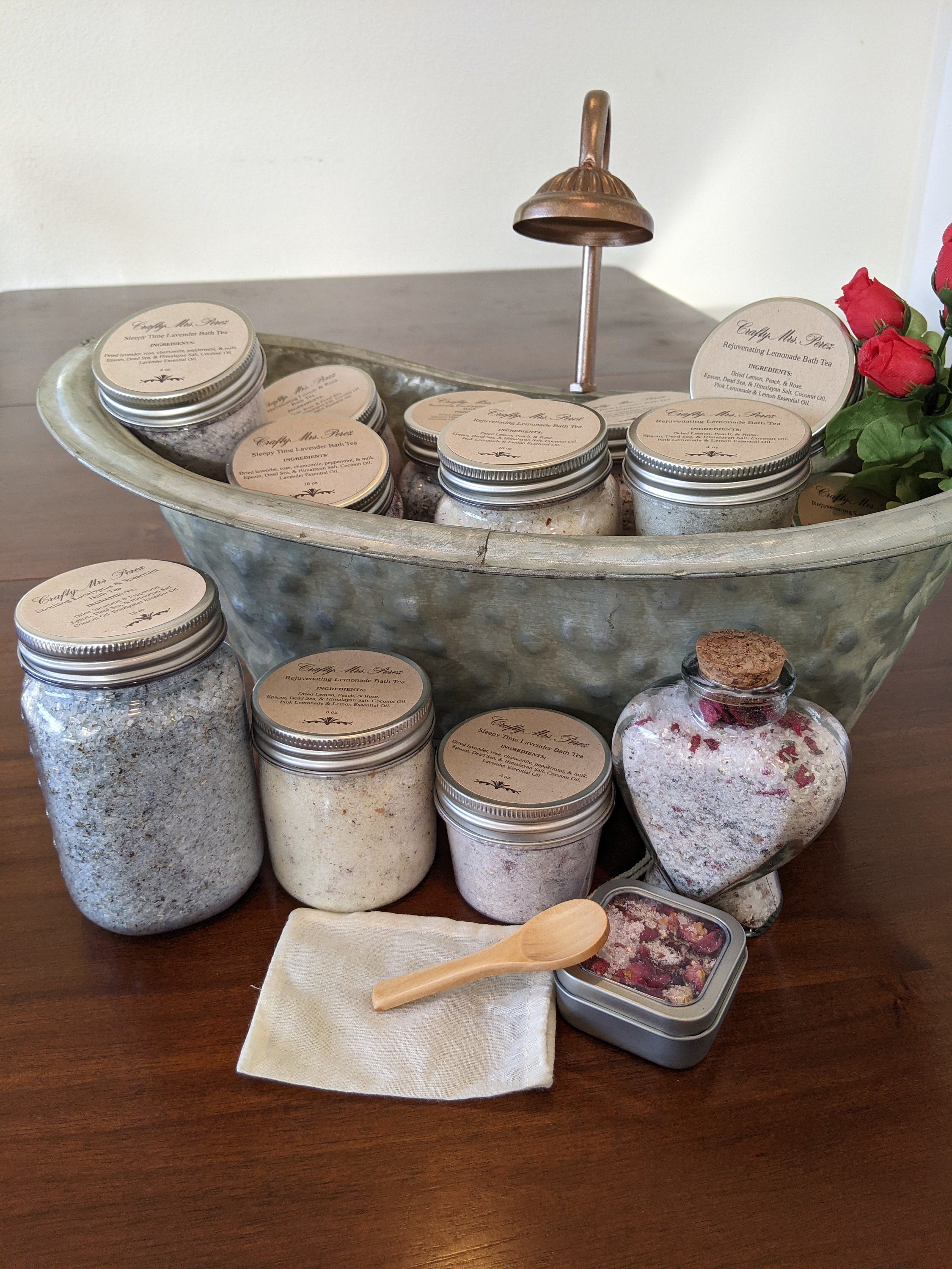 Relaxing Bath Tea / Soak Jars Etsy