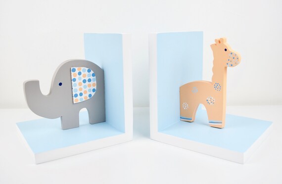 safari bookends for nursery