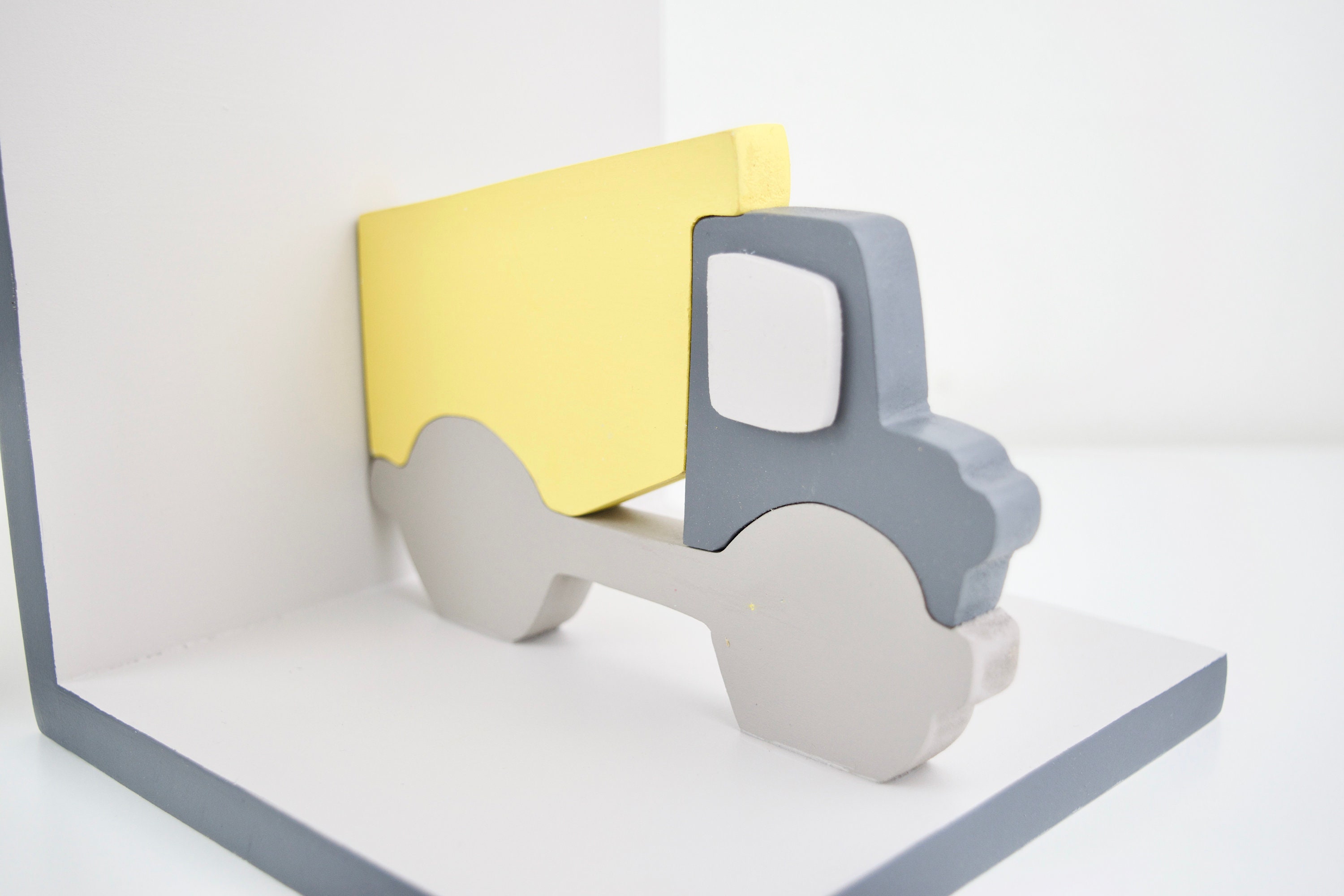 Children Bookends Truck Bookend Backhoe Wooden Toy Boys Etsy Australia