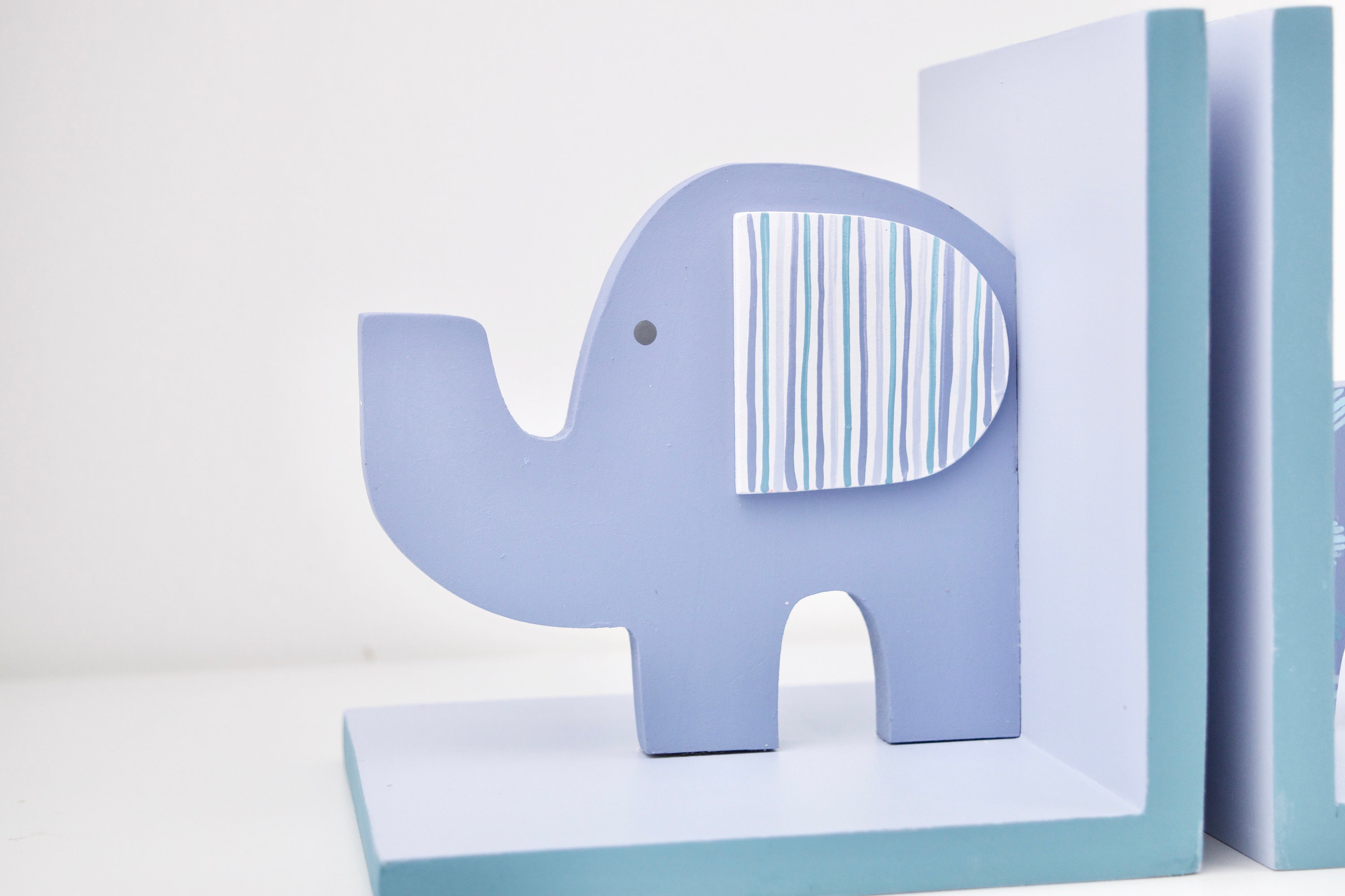 Elephant bookends nursery bookend giraffe bookend baby Etsy
