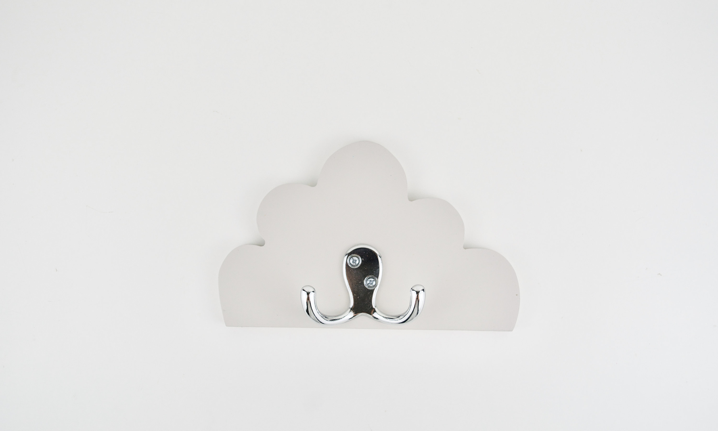 Cloud hooks set of three hooks nursery wall hooks baby room Etsy