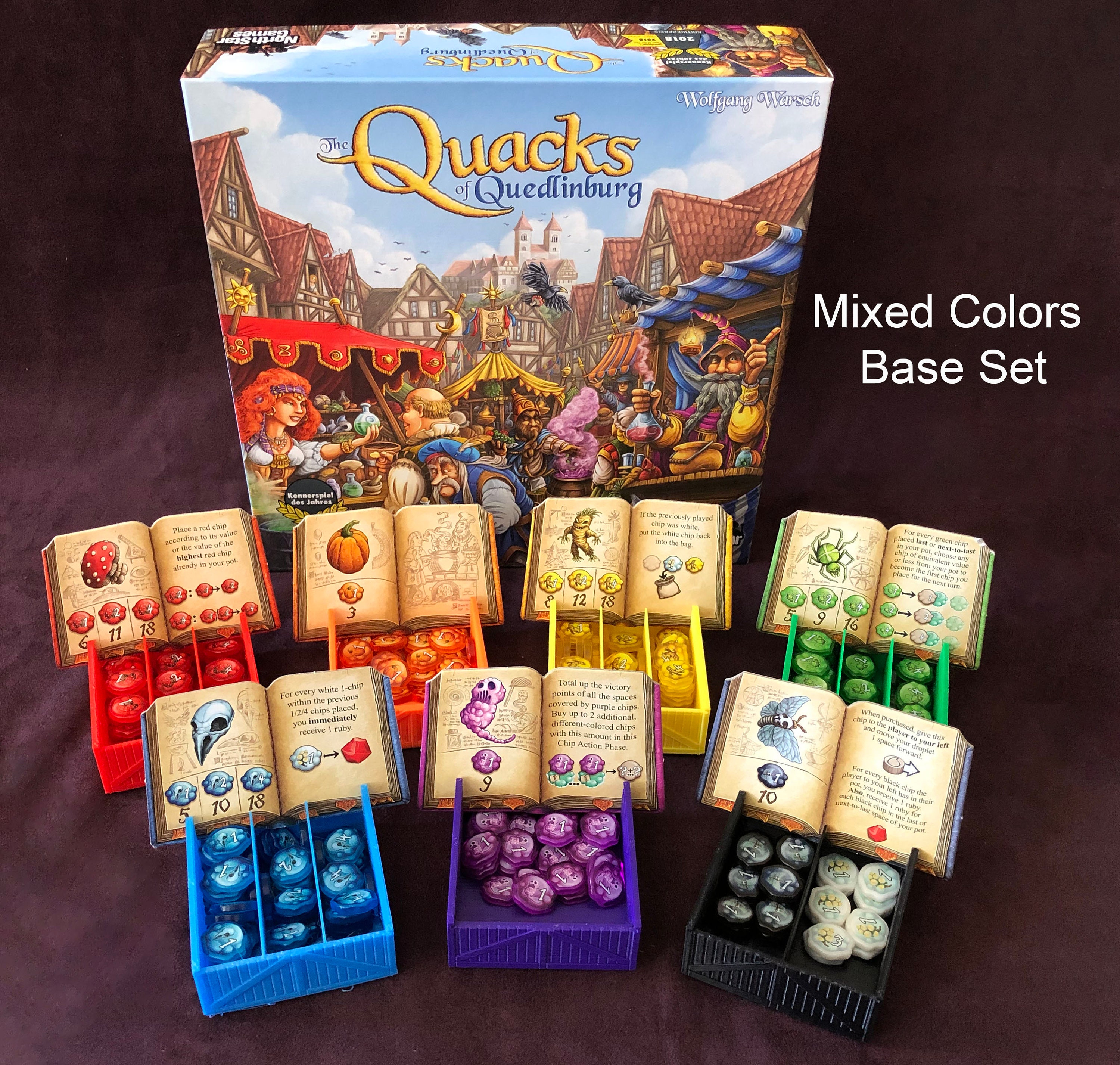 Quacks of Quedlinburg Board Bits Tray  with lids