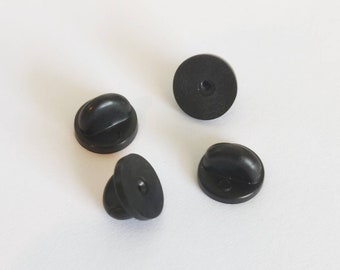 pin upgrade Rubberback,20Pcs Gray Rubber Clutches Backings Backs Clasp for Enamel Lapel Pin,pin lock,pin back