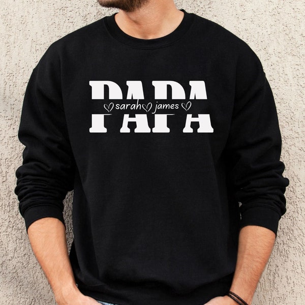 Papa Kindernamen Sweaterblack main image 1