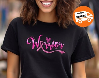 Warrior Shirt, Cancer Awareness Shirt, Motivational Shirt, Pink Ribbon Shirt ,Breast Cancer Shirt, Cancer Warrior Shirt, Cancer Warrior Tee