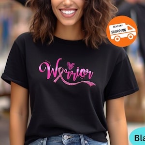 Warrior Shirt, Cancer Awareness Shirt, Motivational Shirt, Pink Ribbon Shirt ,Breast Cancer Shirt, Cancer Warrior Shirt, Cancer Warrior Tee