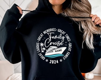 Custom Family Cruise 2024 Sweatshirt ,Cruise Vacation Trip Hoodie, Custom Cruise Shirt for 2024 Season Shirt, Custom Family Cruise Shirts