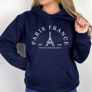 Paris France Sweatshirt ,Paris trip Tee, Eiffel Tower Shirt, Travel To France Hoodie, Gift For Paris Lover, France Souvenir, Cute Paris Gift