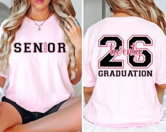 Senior 2026 T-Shirt: Class of 2026 Graduation Tee