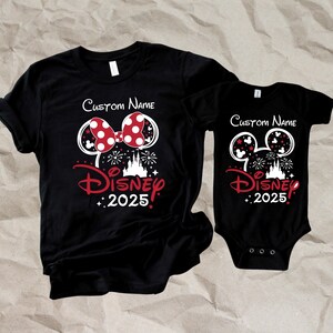 Custom Disney Trip Matching Shirts, Disney 2025 Family Matching Shirts, Disneyland Trip T-shirt, Disney Toddler Shirt, Disney Couple T-shirt