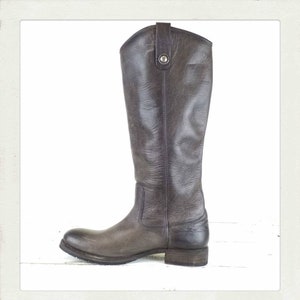 Gray shop frye boots