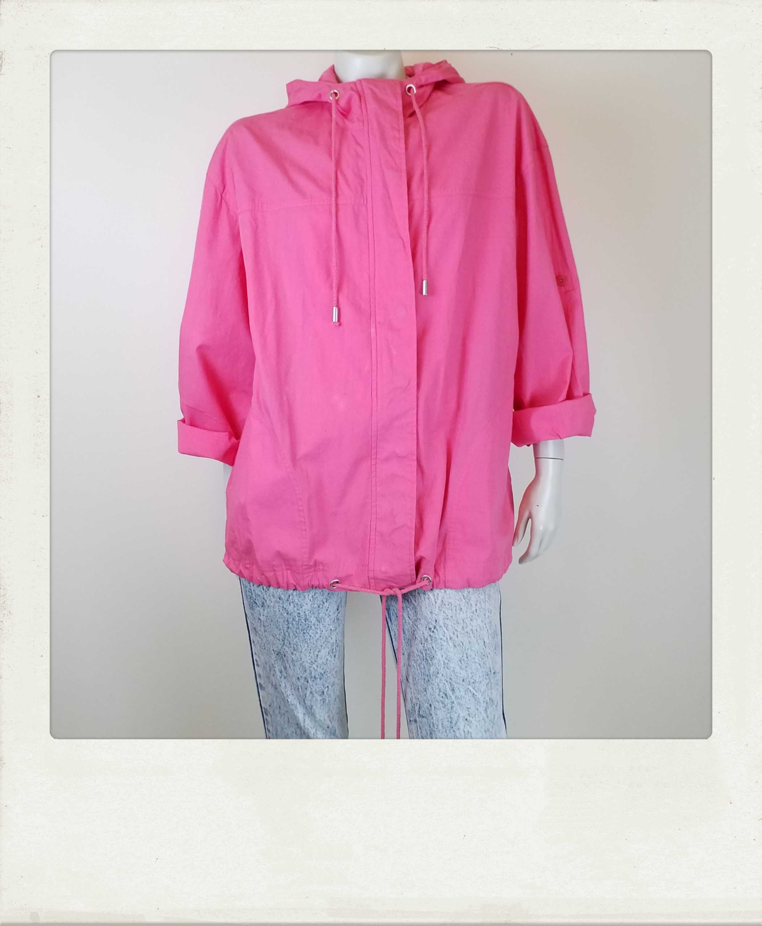 Hot Pink Parka /oversized /light Parka/ Cotton Etsy UK