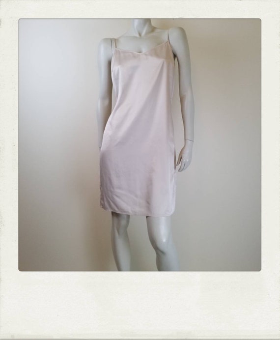 GORMAN pink champagne slip dress / Boho / Hipster