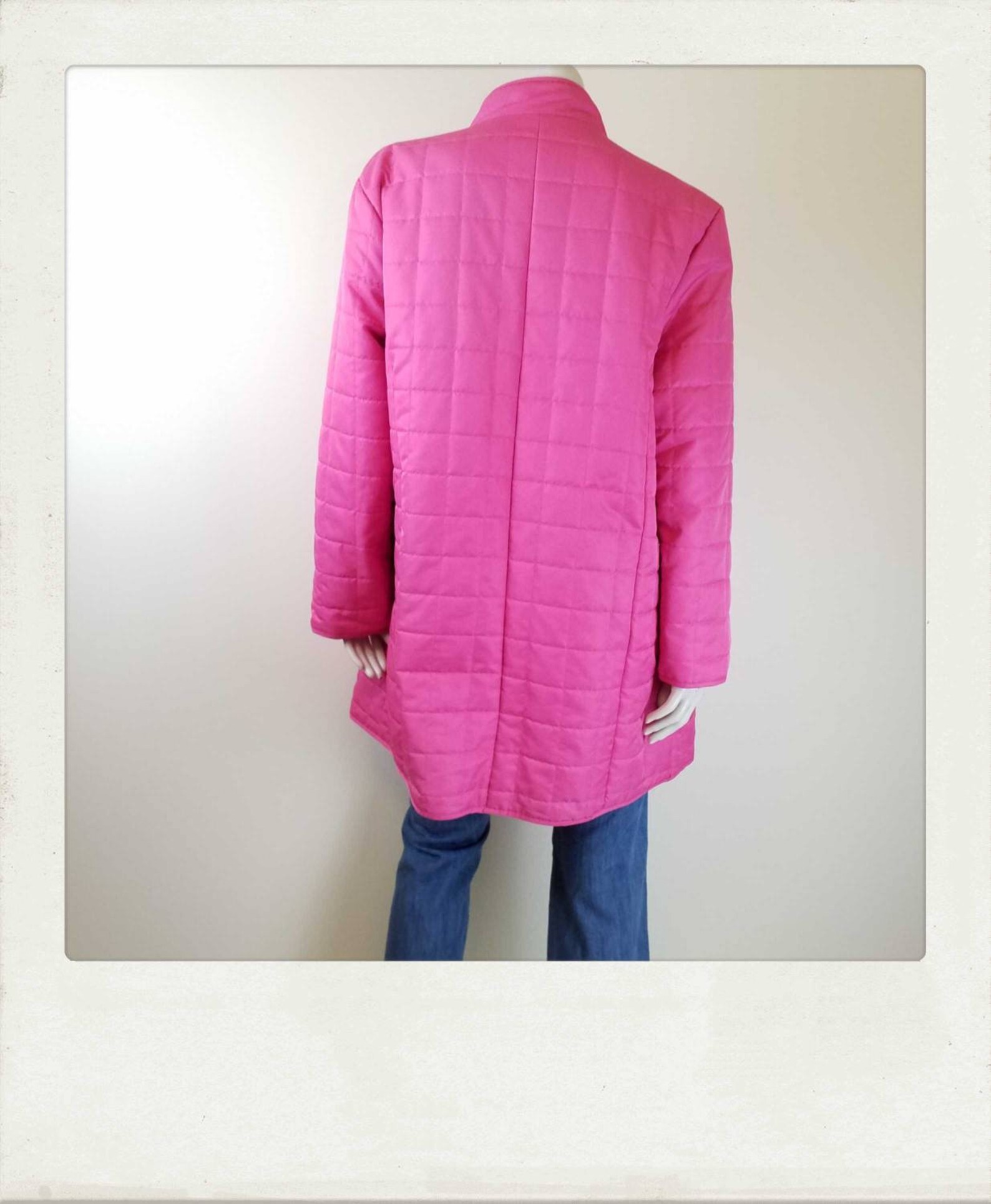 Vintage Y2K Pink Quilted Jacket / Clubkid / Hipster / Etsy