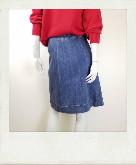 gorman denim skirt