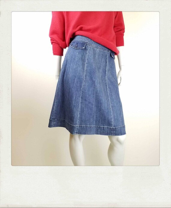gorman denim skirt