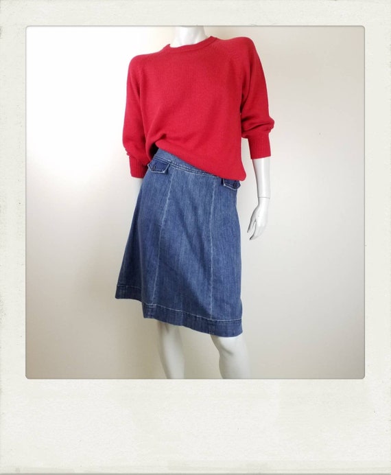 gorman denim skirt