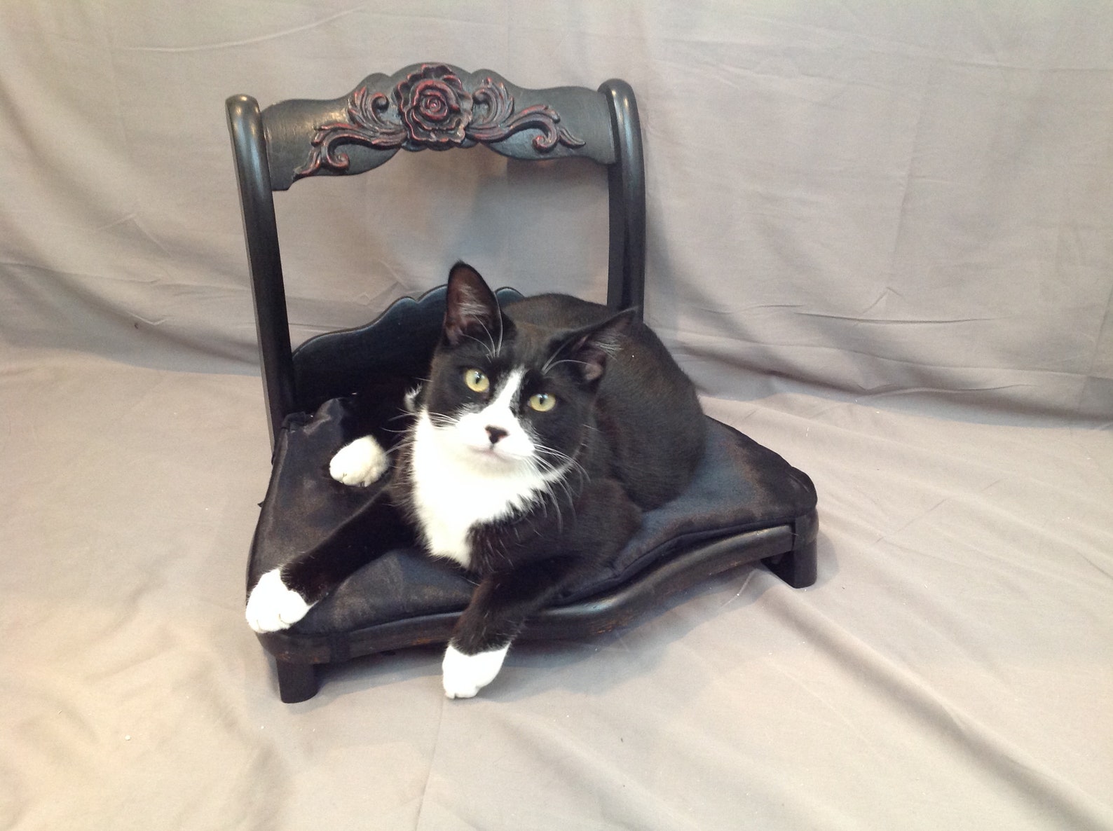 Cat bed vintage cat bed gothic cat bed Etsy