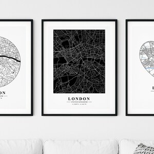 Impression de carte personnalisée | Décoration de ferme | Art mural minimaliste | Décoration rustique | Industriel moderne | Noir et blanc | Mariage