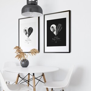 Aangepaste paarafdruk, kaartafdruk, foto naar kunst, gepersonaliseerde kaart, huwelijkscadeau, gepersonaliseerde kaart, verlovingscadeau voor stel, digitaal