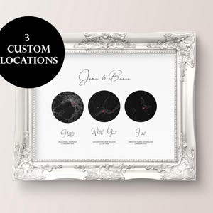 Impression de notre histoire | Cadeau d'anniversaire de famille rencontré, fiancé, marié, papier | Cadeau pour mari | Cadeau pour couple | Cadeau de mariage | Anniversaire, décoration d'intérieur