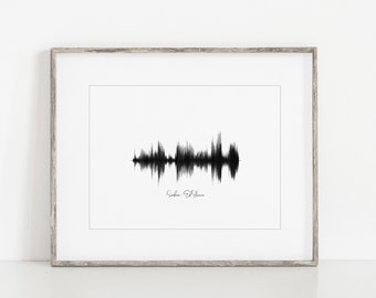 Sound Wave Art,Song Lyrics Print,Musician Gift for Music Lover,Gift for Friend,Teenager Gift,Unique Gifts,Amazing Gift, for Brother,Digital